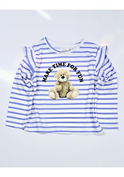 Sea Bubbles Ayıcıklı Kız Çocuk Taytlı Takım Mavi Sea Bubbles Ayıcıklı Kız Çocuk Taytlı Takım Mavi