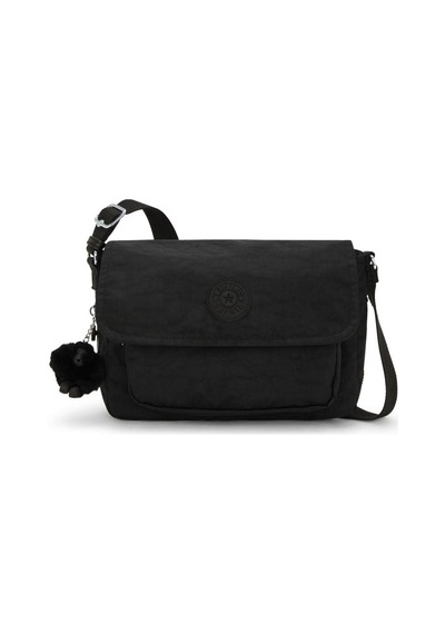 Kipling Dalma Orta Boy Omuz Çantası Siyah