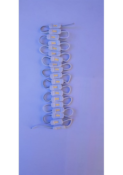 10adet 3014 Ledli Ekstra Mini Modül Led Amber 12v Amber