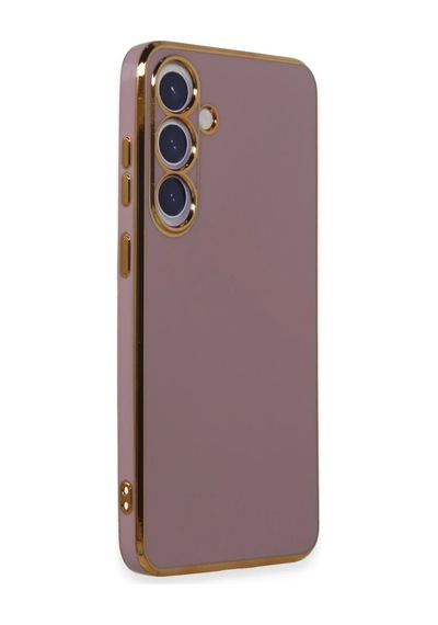 Samsung Uyumlu Galaxy S24 Plus Kılıf Volet Silikon - Mor 0.2M-Çok Renkli