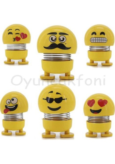 Oyuncak Zıp Zıp Emoji Kafalar Kafa Sallayan Emoji 1 Adet
