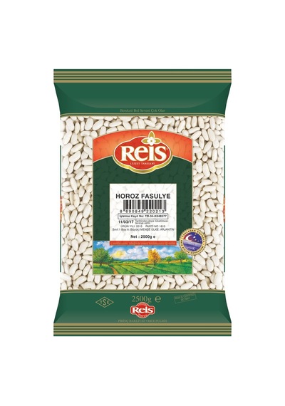 Reis Horoz Fasulye 2,5 Kg - İri Taneli, Lezzetli Bakliyat Tarı