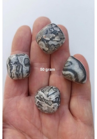 50 Gram Gri Jasper Tamburlu Parçalar 515