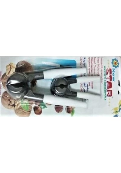 Ceviz Fındık Kabuğu Kırma Aleti Paslanmaz Metal Yaylı Kıracak Set