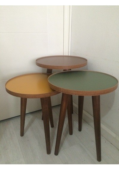 3'Lü Zigon Sehpa Tasarım - 16Mm Veya 18Mm Mdf Tabla (415037142)