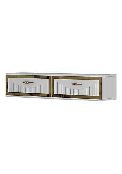 Tda1206bs Tuna120 Duvara Montaj Tv Stand Beyaz-silver 120cm