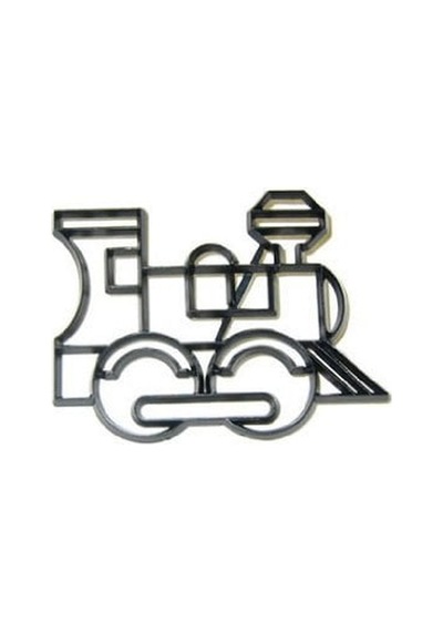 Patchwork Tren Şeker Hamuru Kalıbı 9x7 Cm Diğer