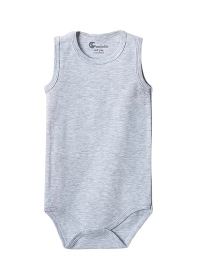 Gaye Bebe Gri Askılı Body Zıbın 7-12 Yaş Çocuklar İçin 5 Adet Alttan Çıtçıtlı Özel Gereksinimli Çok Renkli