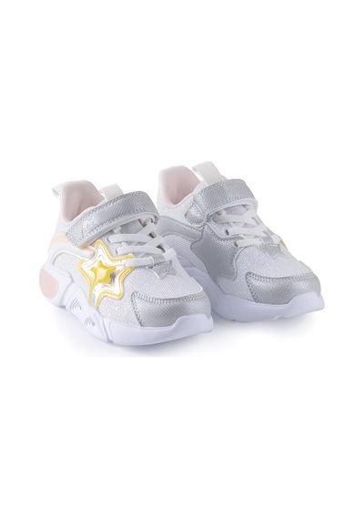 Marcokids Marco Kids Kız Çocuk Işıklı Ayakkabı Gümüş 26y315