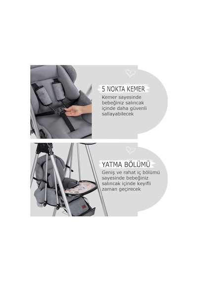 Baby Home 890 Dove Salıncak Bebek Salıncağı Çocuk Salıncağı Bebek Salıncakları