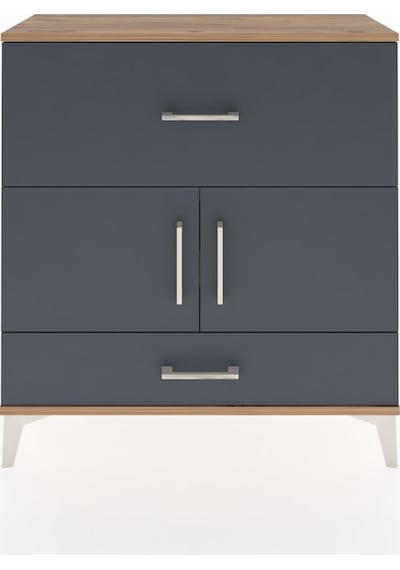 Arges Şifonyer 2 Raflı 2 Çekmeceli 2 Kapaklı 88x30x96 Çam-ant... Çam