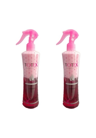 Totex Boyalı Saçlar İçin Çift Fazlı Pembe Fön Suyu 2 x 400 ML