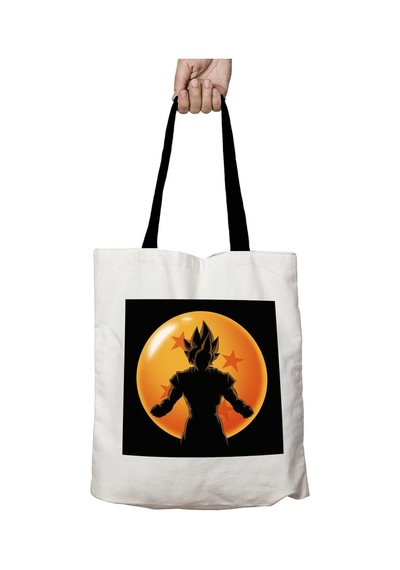 Art Hediye Siyah Kulplu Saiyan Dragon Dragon Ball Super Yıkanabilir Okul Omuz Çanta Çok Renkli