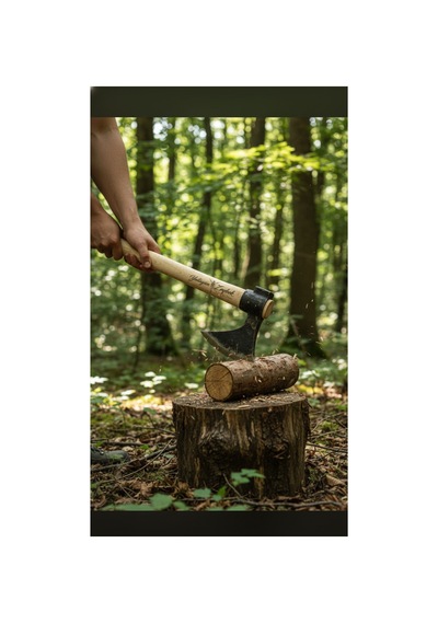 Demir Yumruk: Outdoor Kamp Baltası - Geleneksel Güçlü Dövme Balta