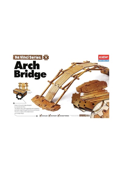 Academy 18153 Da Vinci Kemerli Köprü, Plastik Model Kiti