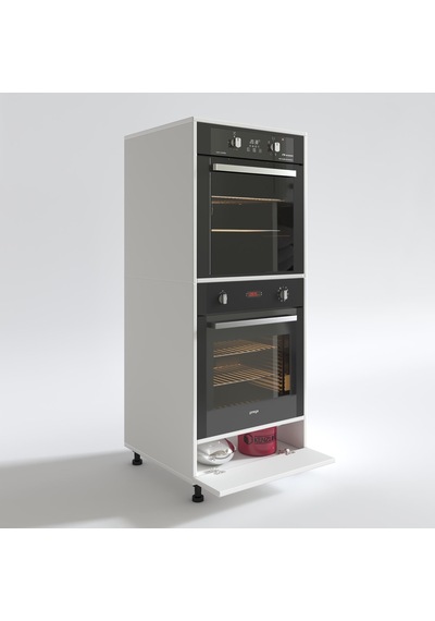 Kenzlife fırın dolabı halime byz 145*60*56 mutfak kapaklı ayaklı