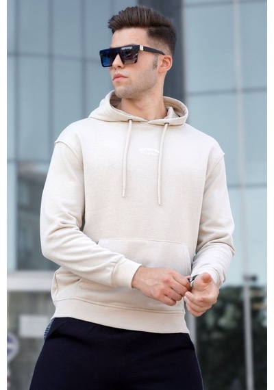 Madmext Bej Erkek Sweatshirt 5314 Bej