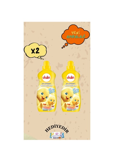 Deterjan 1500 Ml 2 Adet Yeni Ambalaj