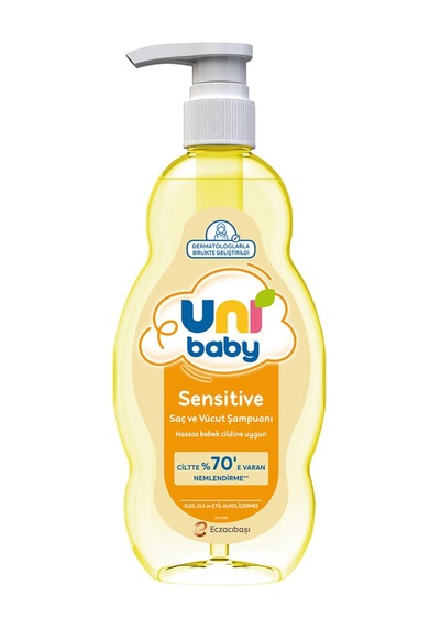 Uni Baby Sensitive Saç Ve Vücut Şampuanı 700 Ml - 8 Adet Tarı