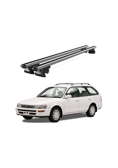Venüs Toyota Corolla Station Wagon 1993-1997 Uyumlu Gri Ara Atkı Port Bagaj Tavan Barı