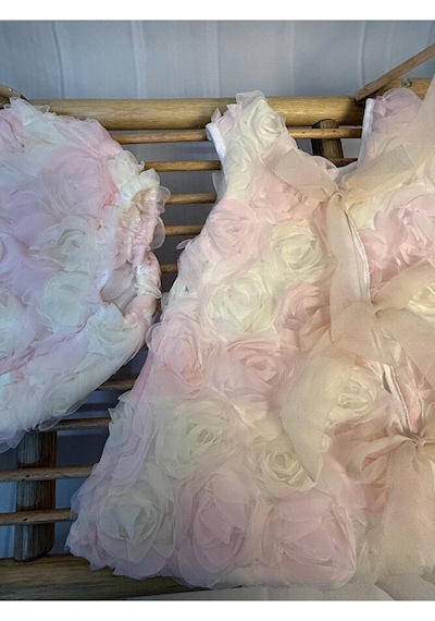 Ministok Rose Arkadan Bağlamalı Kız Bebek Takım Çok Renkli