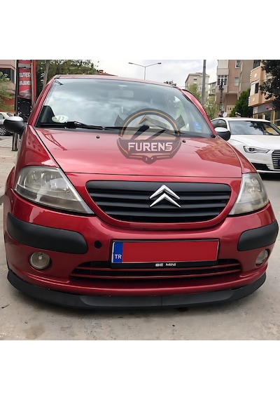 Citroen C3 2003-2010 Uyumlu H Lip Esnek Ön Lip 2 Parça Karlık Ön Ek Tampon Altı Dill