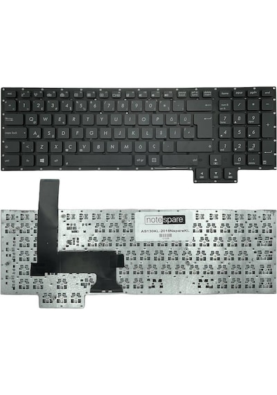 Asus İle Uyumlu 0knb0-e600tu00, 0knb0-e600us00 Notebook Klavye Siyah Tr