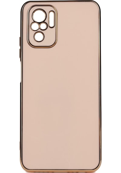 Xiaomi Redmi Note 10S Parlak Kenarli Bark Silikon Kilif 547680999