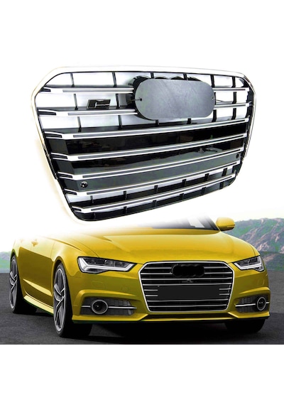 Audi A6 2012-2016 C7 Siyah S6 Ön Panjur
