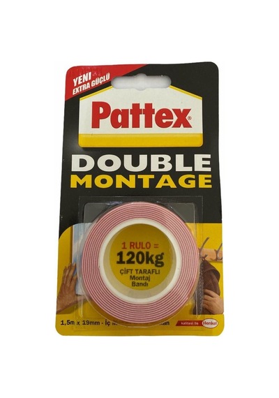 Pattex Double Montage Çift Taraflı Bant 120 Kg Diğer