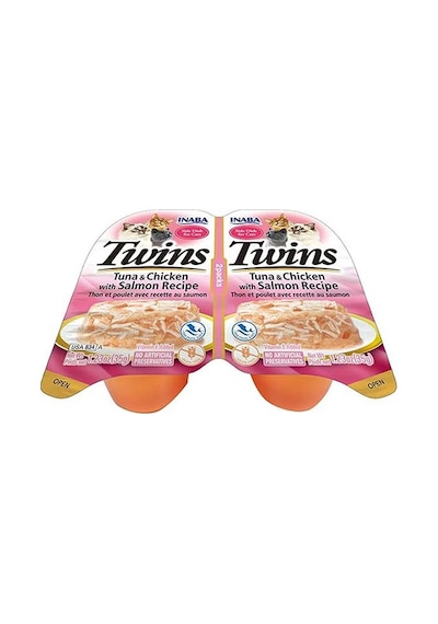 Twin Packs Ton Balıklı Somonlu ve Tavuklu Kedi Ödül Jölesi 35 G 2'li
