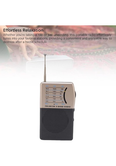 Rose Sp-606 Şarjlı Taşınabilir Fm/aw/sw Cep Radyosu