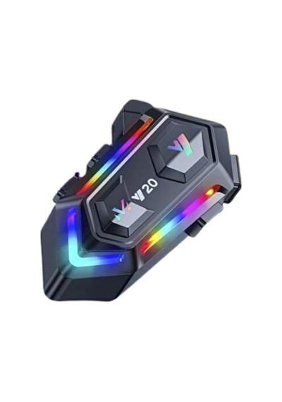 Yeni Nesil Bluetooth 5.3 Motosiklet Intercom Rgb Işıklı 1000m Mesafeli 25090928