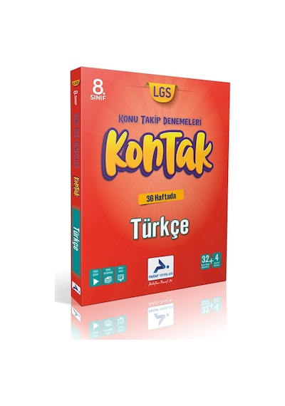 Paraf 8. Sınıf Türkçe 36 Lı Kontak Deneme Konu Takip Denemeleri