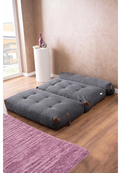 Good Night New Megano 140cm Katlanır Koltuk & Yer Yatağı 7 Renk Antrasit Gri