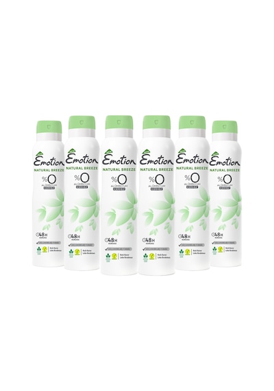 Emotion Natural Breeze Kadın Sprey Deodorant 6 x 150 ML