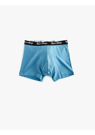 Koton Pamuklu 3'lü Lisanslı Rick And Morty Boxer Seti Siyah Desenli 5slm90013mk Siyah