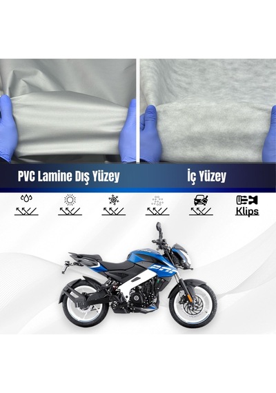 Bajaj Pulsar Ns 200 Su Geçirmez 4 Mevsime Uygun Motosiklet Brandası