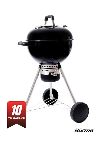 Partner 45.00 Black Profesyonel Kömürlü Barbekü Siyah