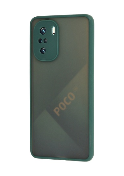 Xiaomi Poco F3 Uyumlu Kılıf Montreal Silikon Kapak - Yeşil