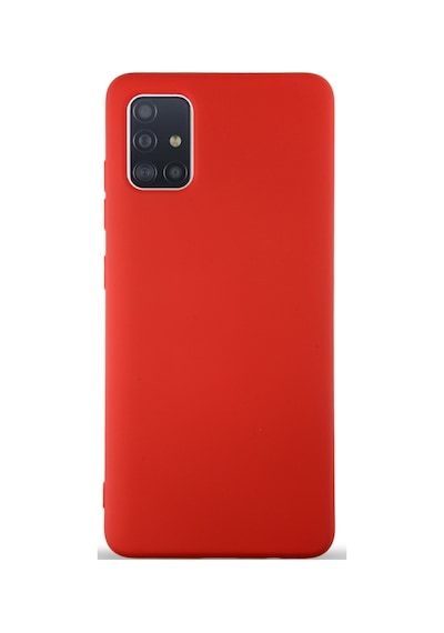 Samsung Galaxy Uyumlu A51 Kapak İçi Kadife Lansman Silikon Kılıf
