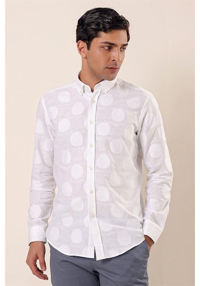 İmza Beyaz Kısalabilir Kollu Desenli Jakarlıcepsiz %100 Pamuk Casual Slim Fit Gömlek 1004230183-beyaz Beyaz İmza Beyaz Kısalabilir Kollu Desenli Jakarlıcepsiz %100 Pamuk Casual Slim Fit Gömlek 1004230183-beyaz Beyaz