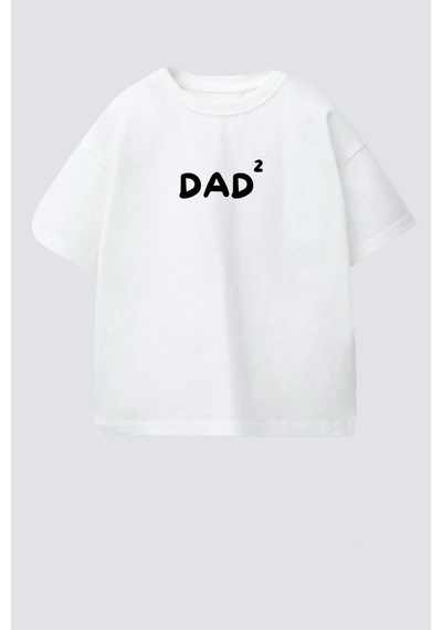 Monila Unisex Çocuk Pamuklu Bisiklet Yaka Baskılı T-shirt Siyah - Beyaz