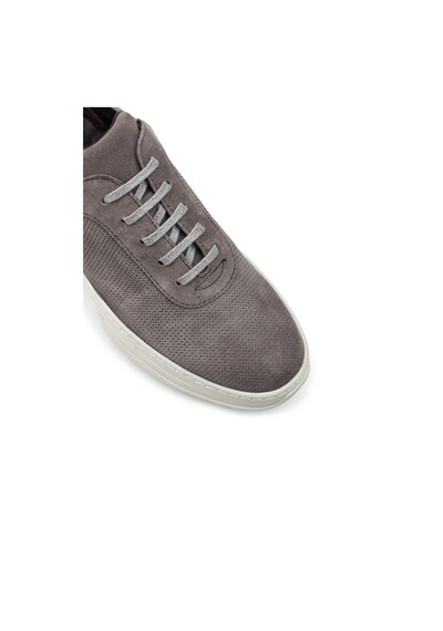 Deery Hakiki Süet Gri Sneaker Erkek Ayakkabı - 01879Mgrıc01 Gri