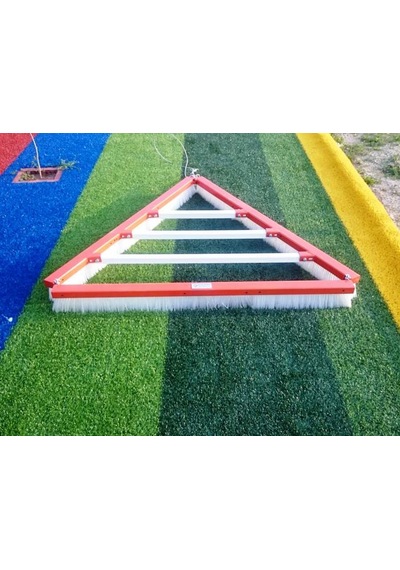 Diomond Halı Kumlama Granül Fırçası 150 CM Üçgen Çok Renkli
