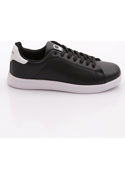 Pierre Cardin Benetton Bn-32240 Erkek Spor Ayakkabı Siyah Beyaz