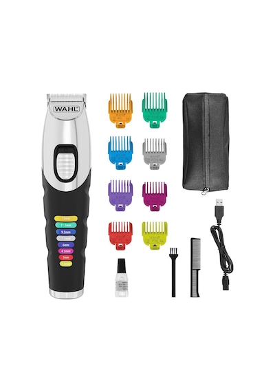 Wahl 9893 Color Trim Beard 8 Renkli Kılavuz Taraklı Şarjlı Sakal Kesme Makinesi