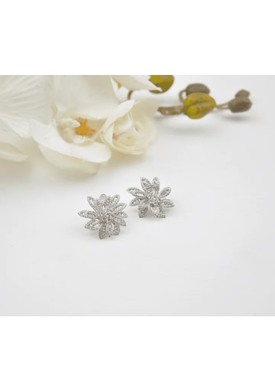 925 Ayar Gümüş Silver Küpe Gümüş