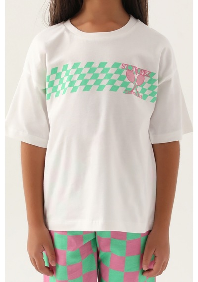 Rolypoly Saint Tropez Krem Kız Çocuk Kapri Takım 5274-43003 Krem