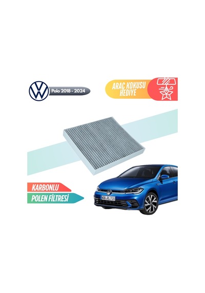 Vw Polo 2018-2024 Model Karbonlu Polen Klima Filtresi